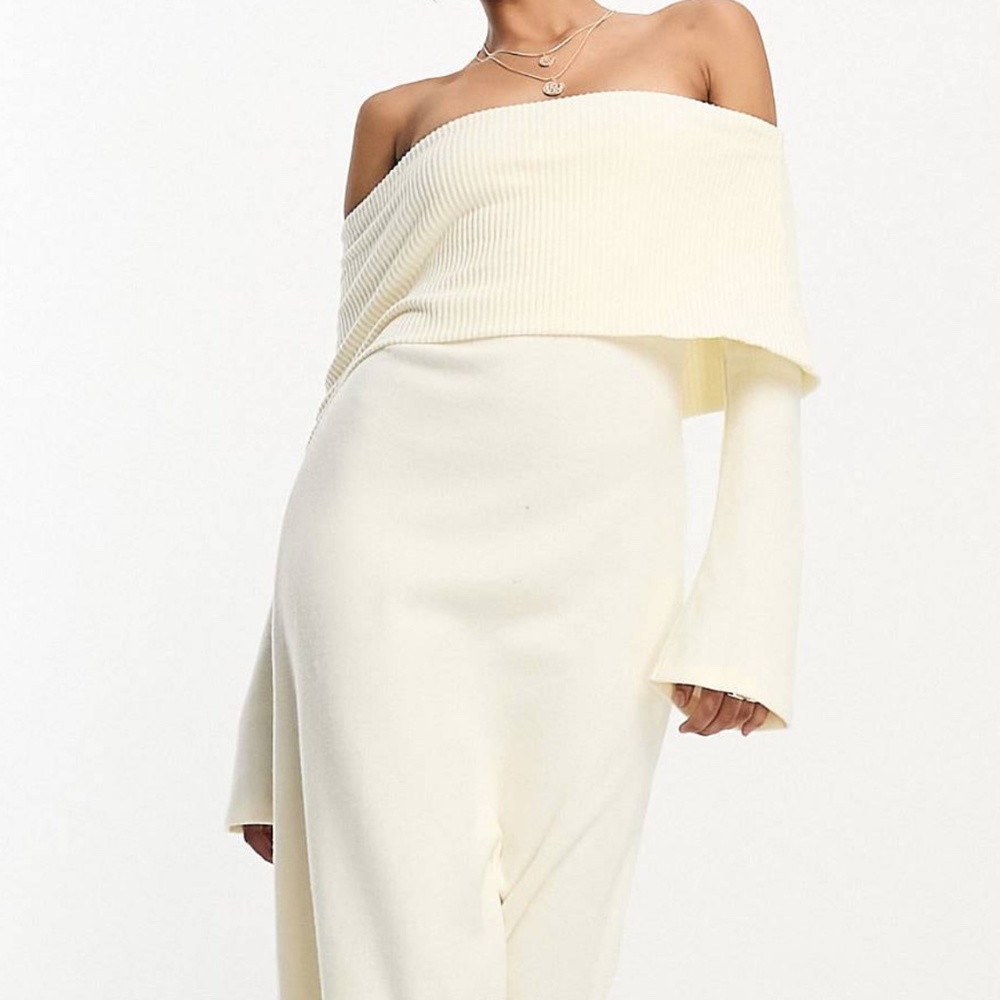 ASOS Design Bardot midi dress